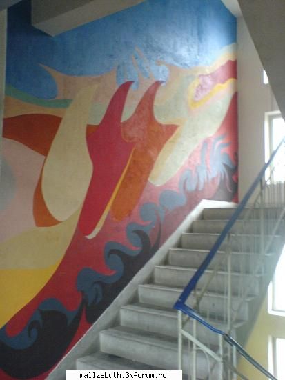 Arte plastice - Ok , ms! P.S acest perete al scolii, l-am vopsit - Arte